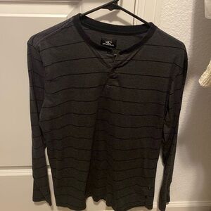 O’Neill Long-sleeve Henley Shirt - EUC